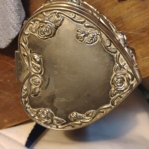 Little silver box heart shaped